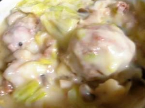 あったまろ♪白菜と肉団子のクリーム煮